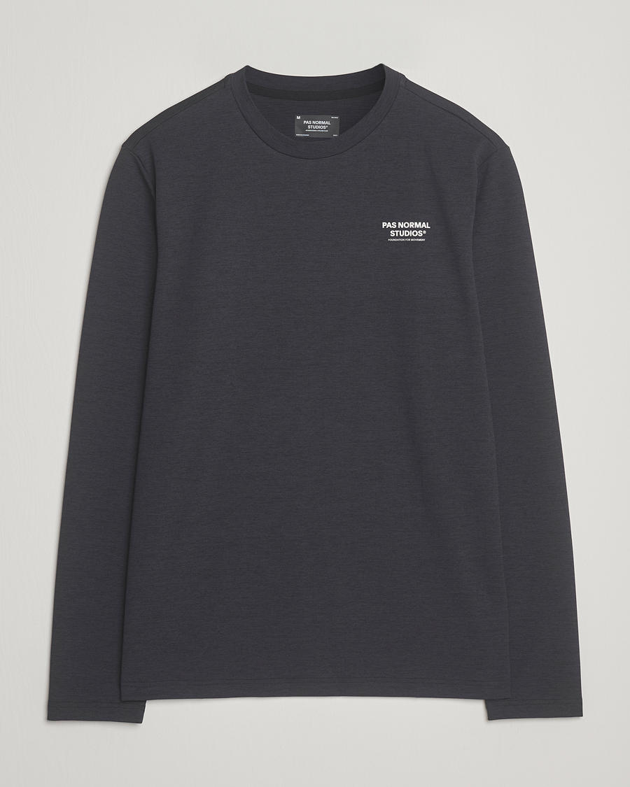 Herre | T-Shirts | Pas Normal Studios | Balance Long Sleeve T-Shirt Black