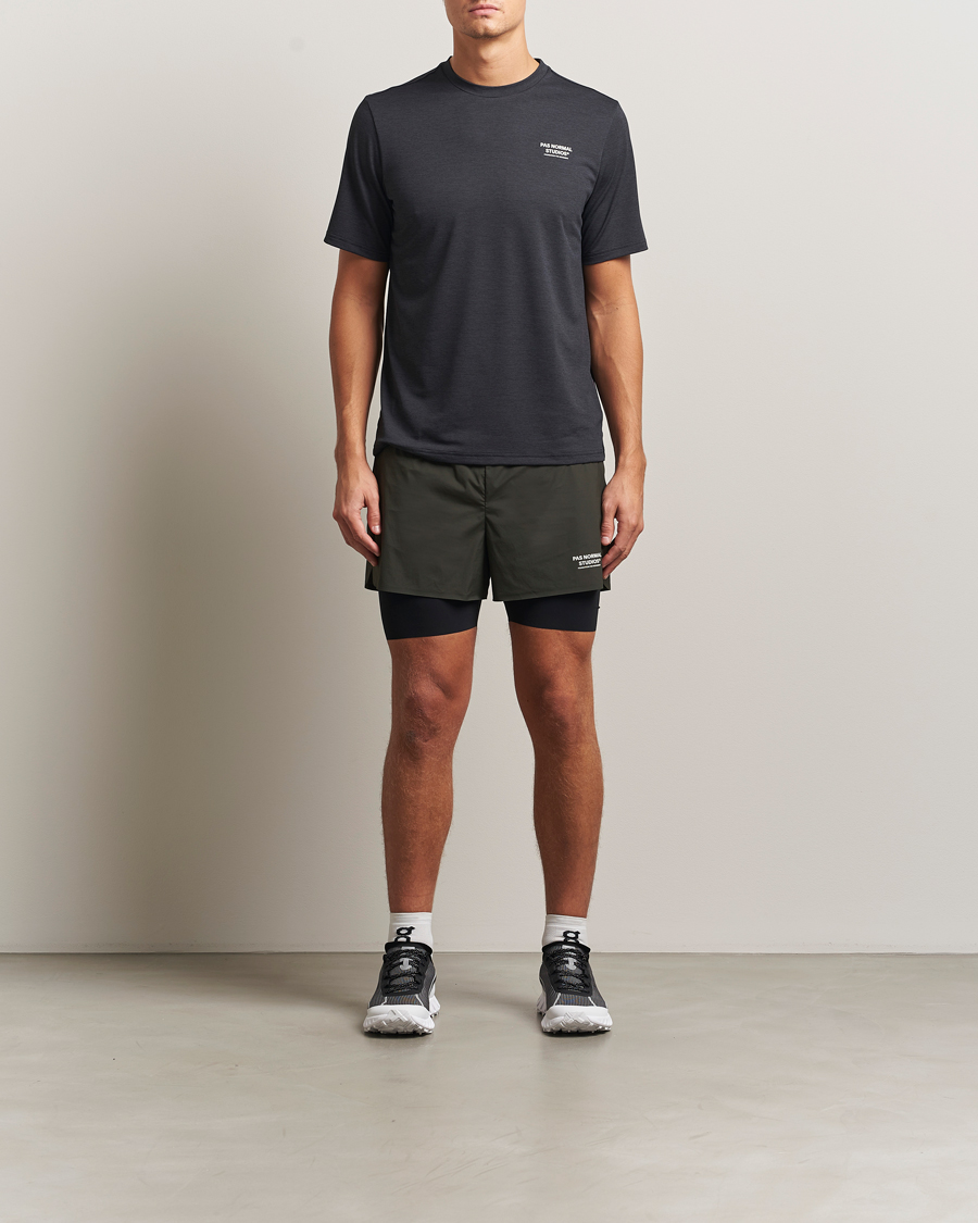 Herre | Shorts | Pas Normal Studios | Balance 2-in-1 Shorts Dark Olive