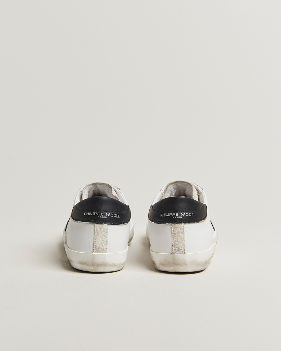 Herre | Sneakers | Philippe Model | Prsx Low Top Leather Sneakers White/Black