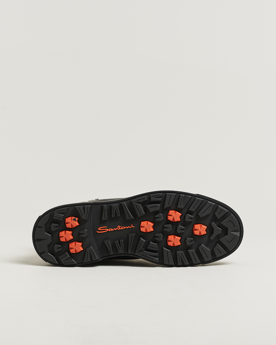 Herre | Støvler | Santoni | St Moritz Winter Boots Black Calf