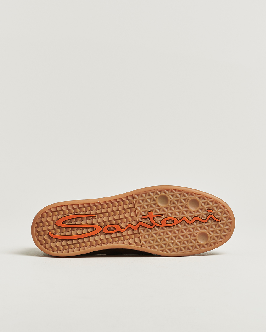 Herre | Sneakers | Santoni | Oly Sneakers Dark Brown Suede
