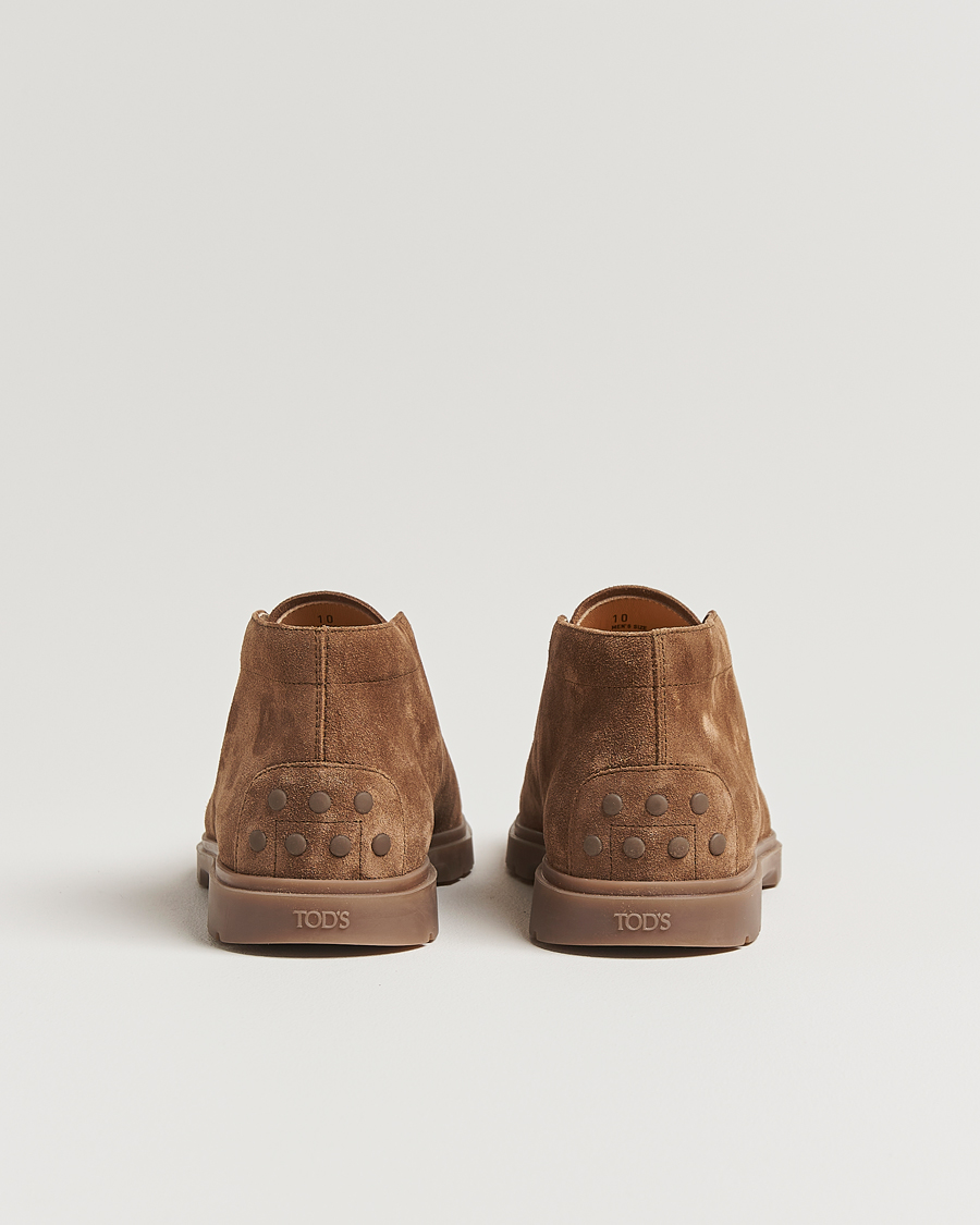 Herre | Støvler | Tod's | Polacco Moc Desert Boots Brown Suede