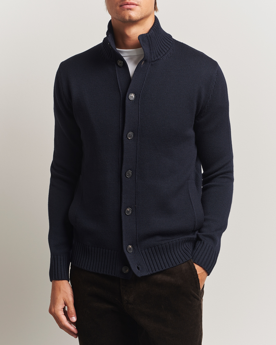 Herre | Trøjer | Zanone | Virgin Merino Wool Chioto Navy