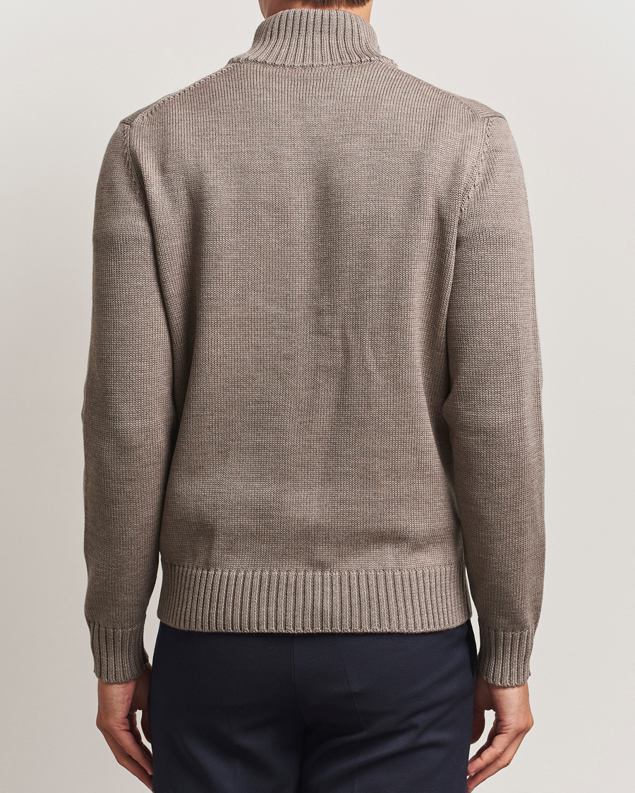 Herre | Trøjer | Zanone | Virgin Merino Wool Chioto Taupe