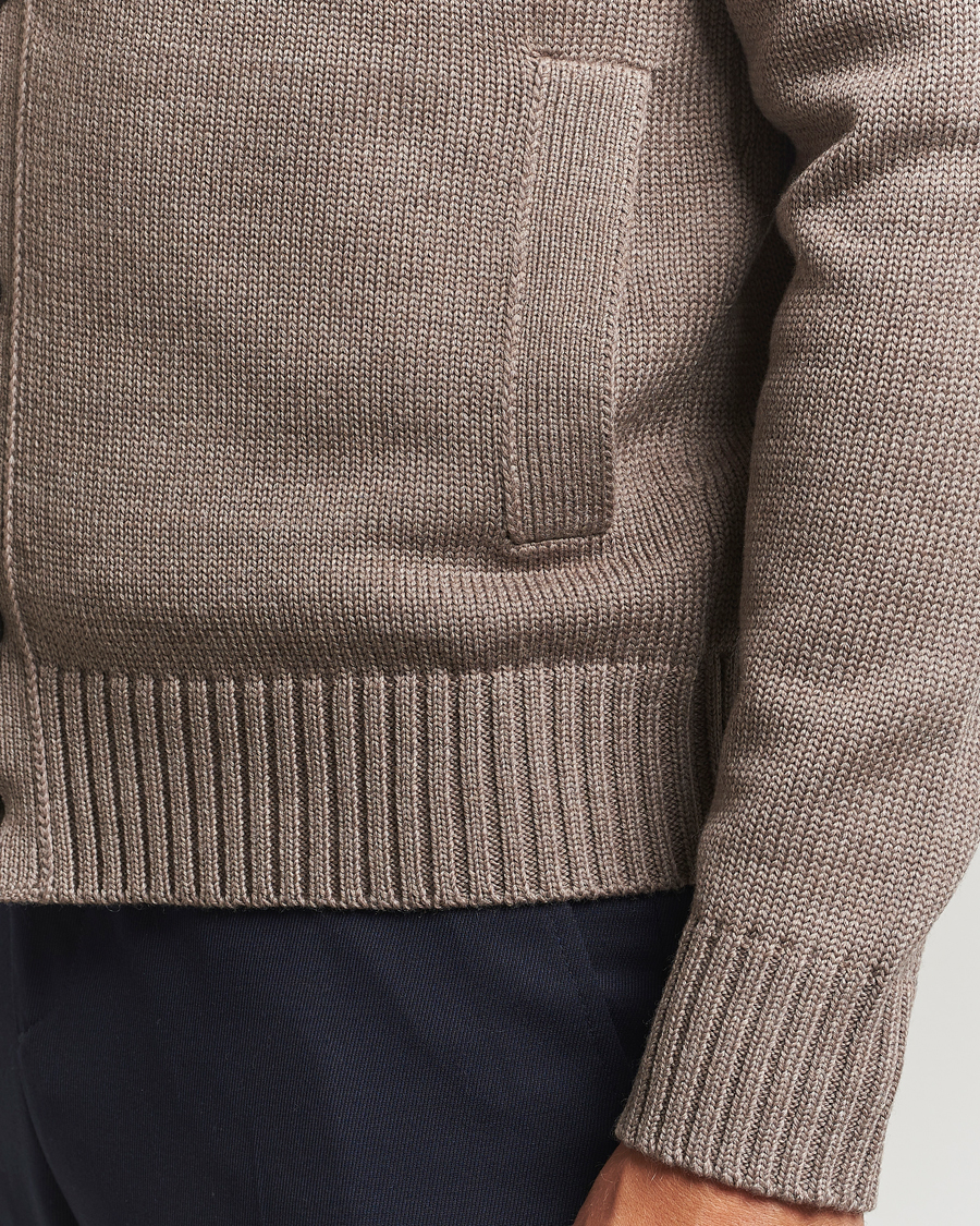 Herre | Trøjer | Zanone | Virgin Merino Wool Chioto Taupe