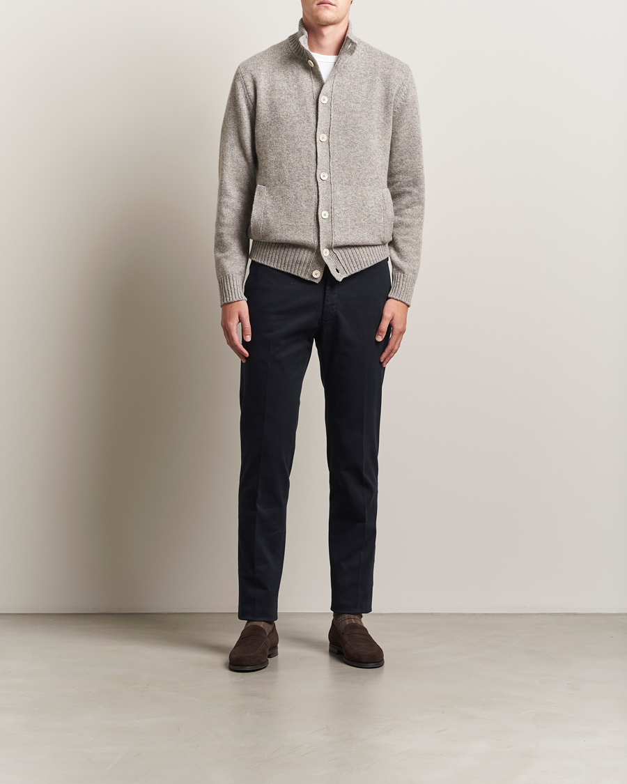 Herre | Trøjer | Zanone | Virgin Wool Melange Chioto Grey Melange