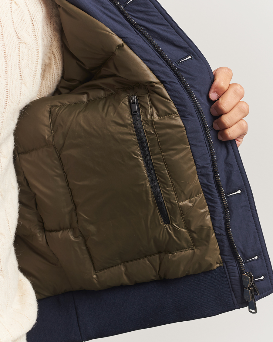 Herre | Jakker | Valstar | Padded Nylon Valstarino Navy