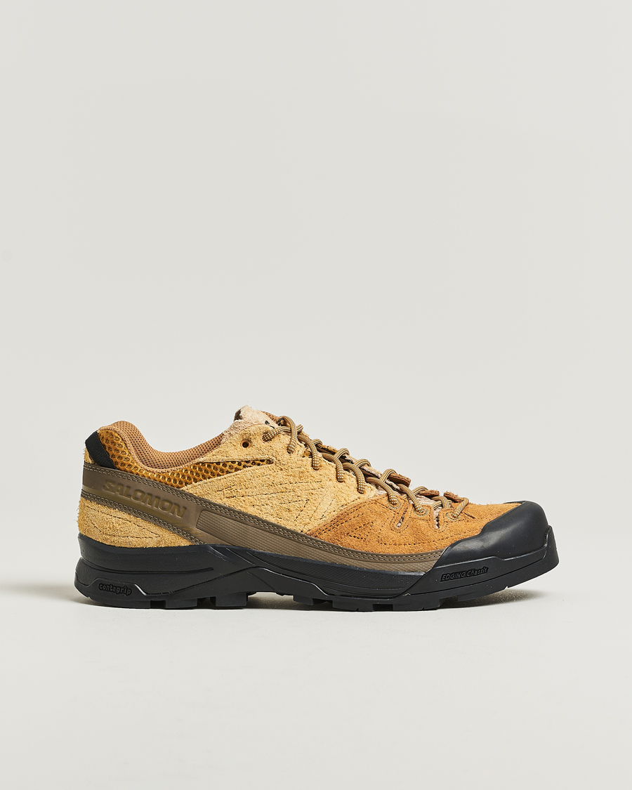Herre | Sneakers | Salomon | X-ALP Suede Sneakers Bronze Brown