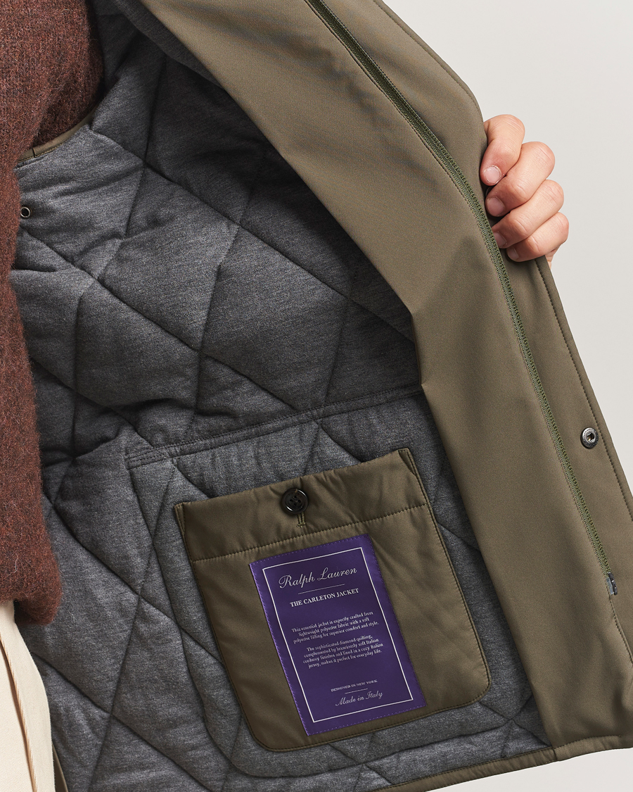 Herre | Jakker | Ralph Lauren Purple Label | Carleton Jacket Olive
