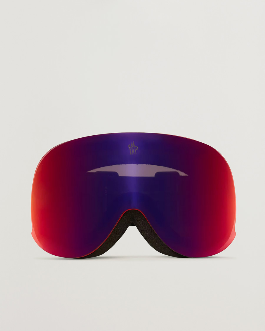 Herre | Solbriller | Moncler Lunettes | Snowflare Ski Goggles Black/Red