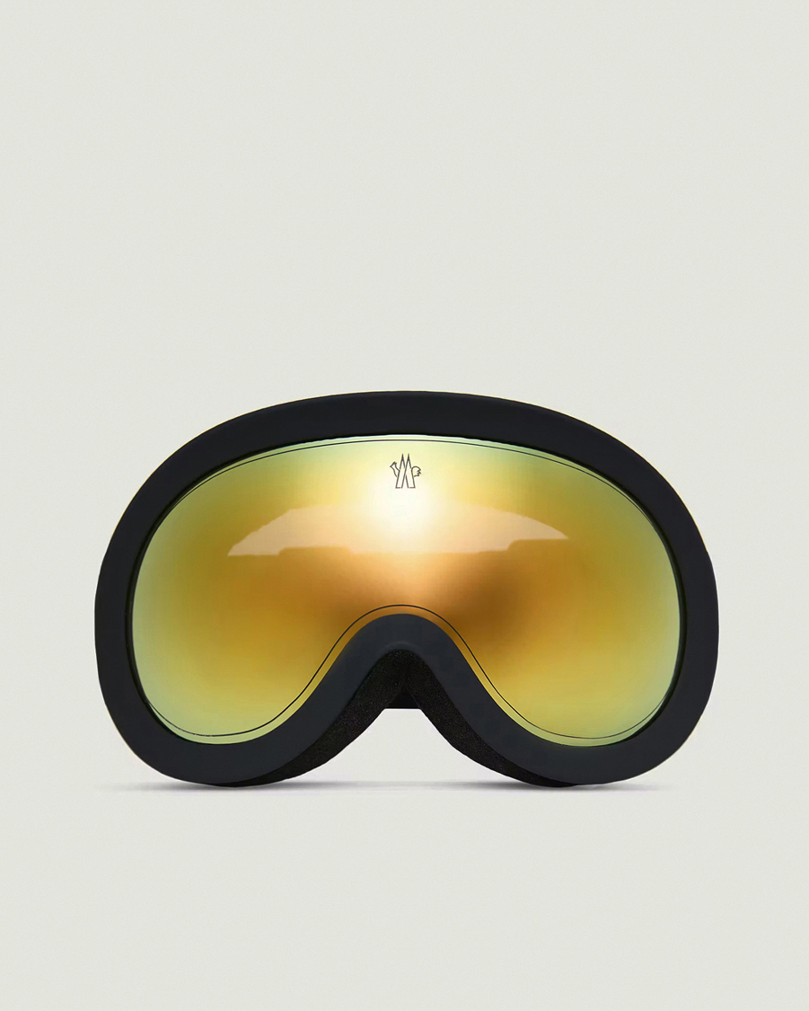 Herre | Solbriller | Moncler Lunettes | Snowray Ski Goggles Black/Gold