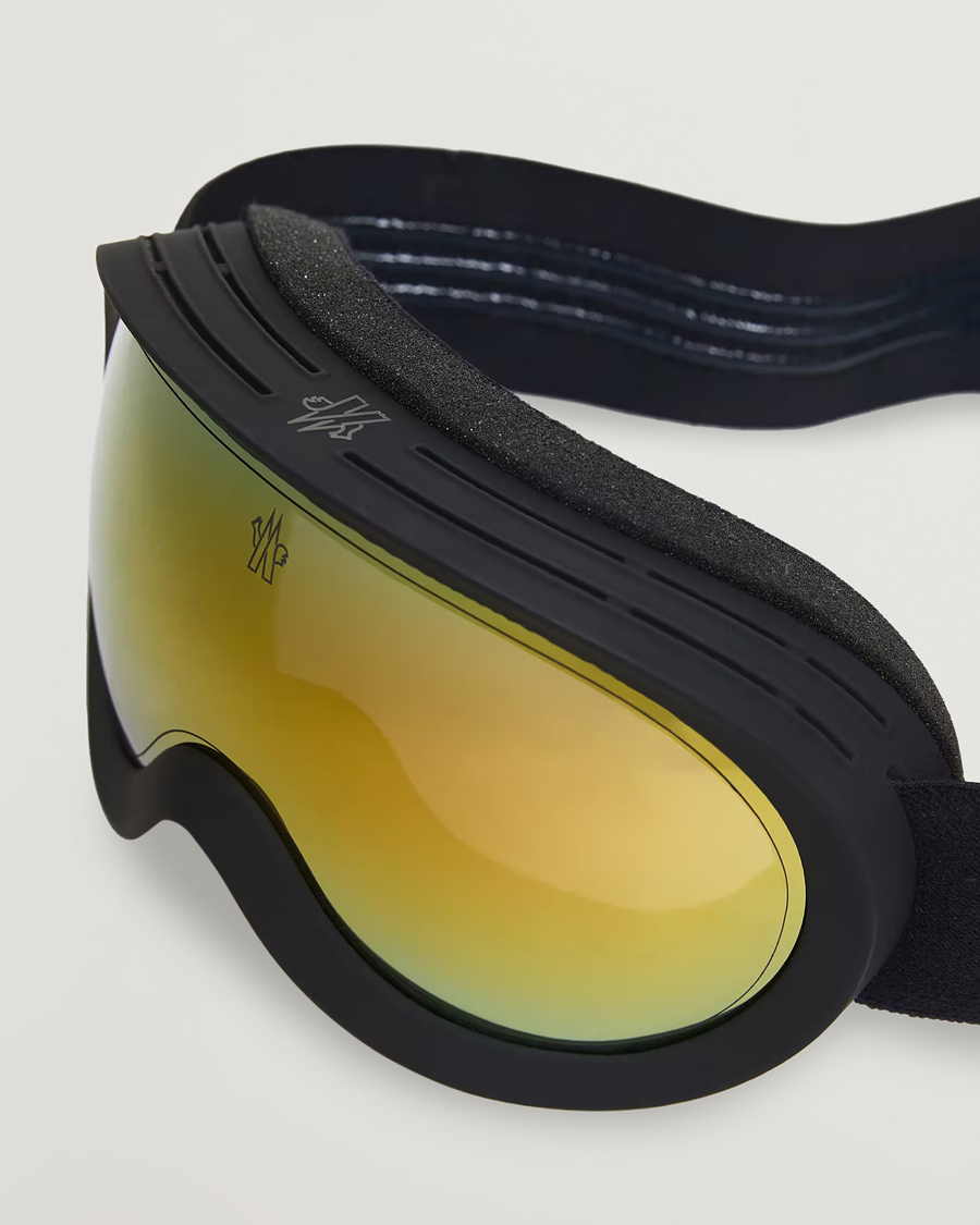 Herre | Solbriller | Moncler Lunettes | Snowray Ski Goggles Black/Gold