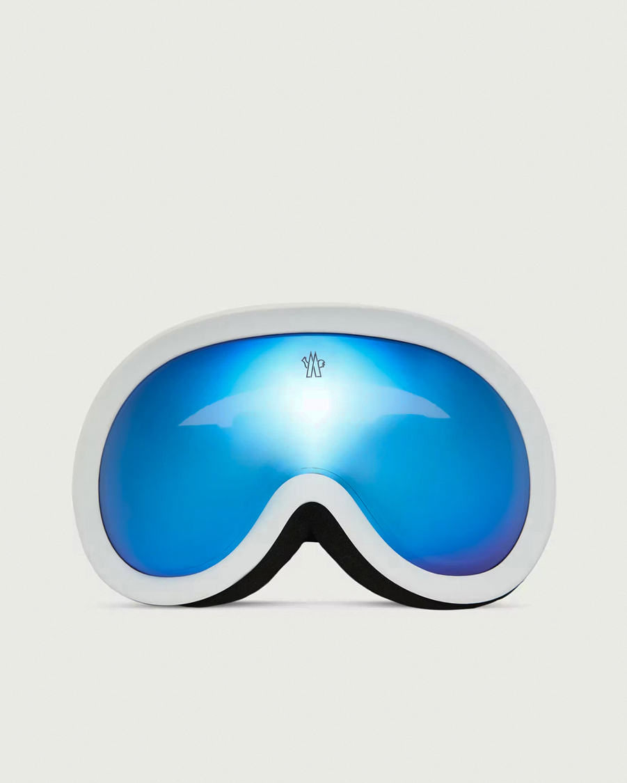 Herre | Solbriller | Moncler Lunettes | Snowray Ski Goggles White/Blue