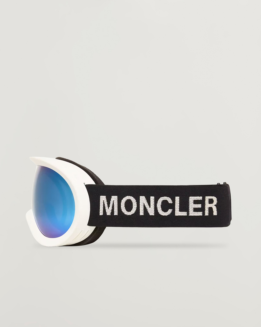 Herre | Solbriller | Moncler Lunettes | Snowray Ski Goggles White/Blue