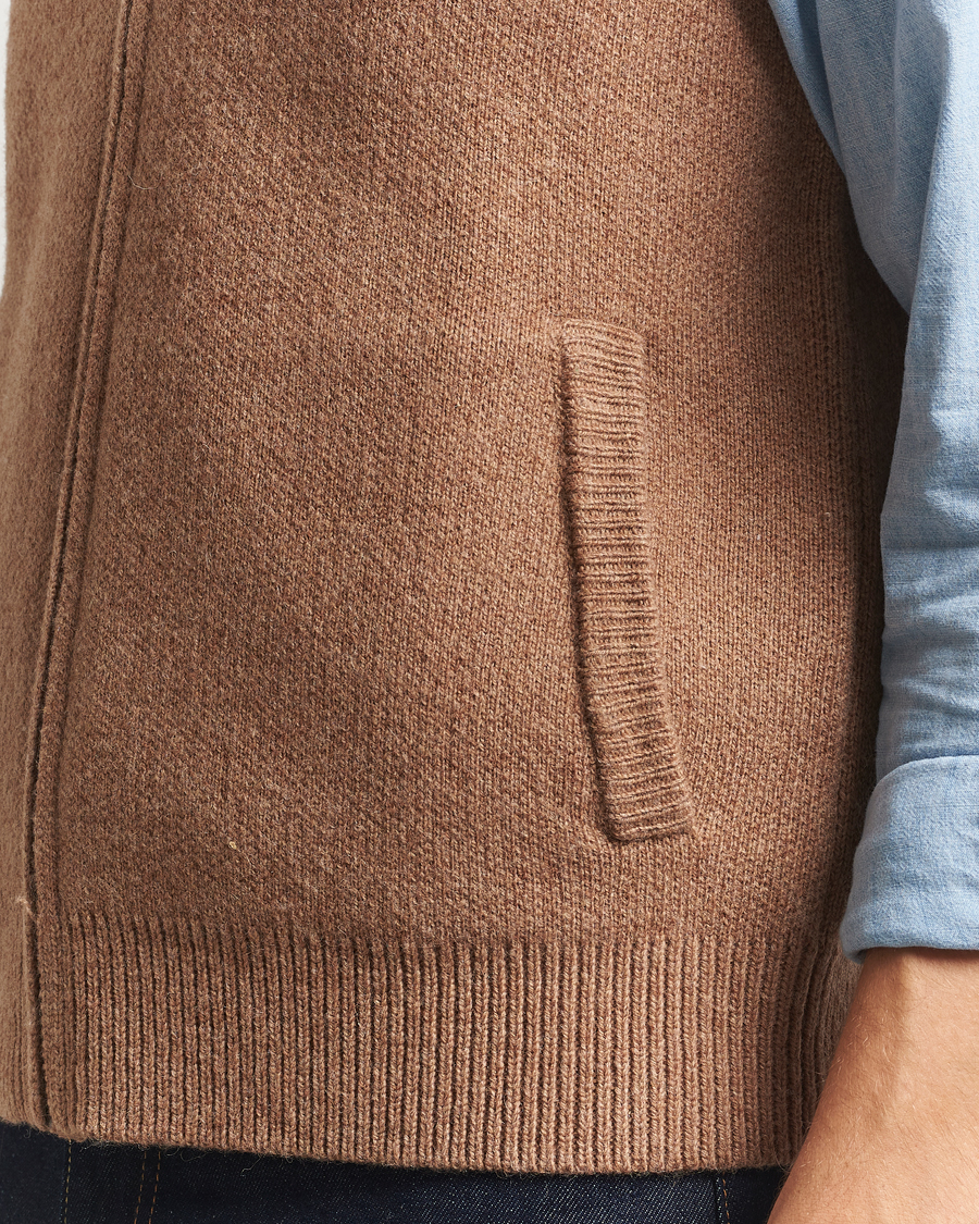 Herre | Trøjer | Pendleton | Wool Sweater Vest Tan