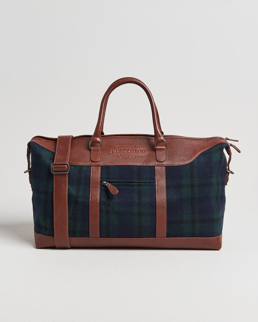 Herre | Tasker | Pendleton | Wool Weekend Bag Blackwatch Tartan