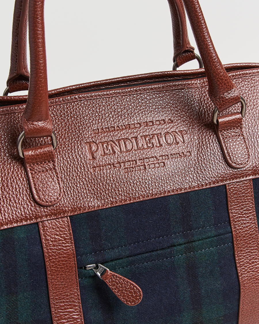Herre | Tasker | Pendleton | Wool Weekend Bag Blackwatch Tartan