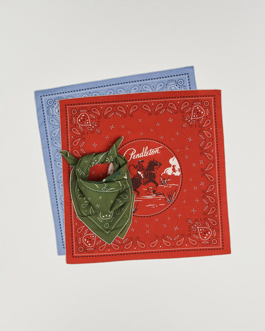 Herre | Lommeklude | Pendleton | 3-Pack Bandana Cowboy Multi
