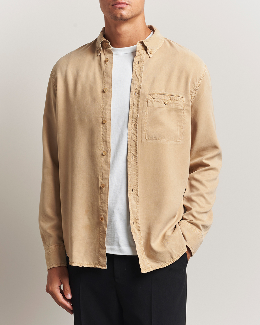 Herre | Skjorter | Filippa K | Zachary Lyocell Shirt Latte Beige