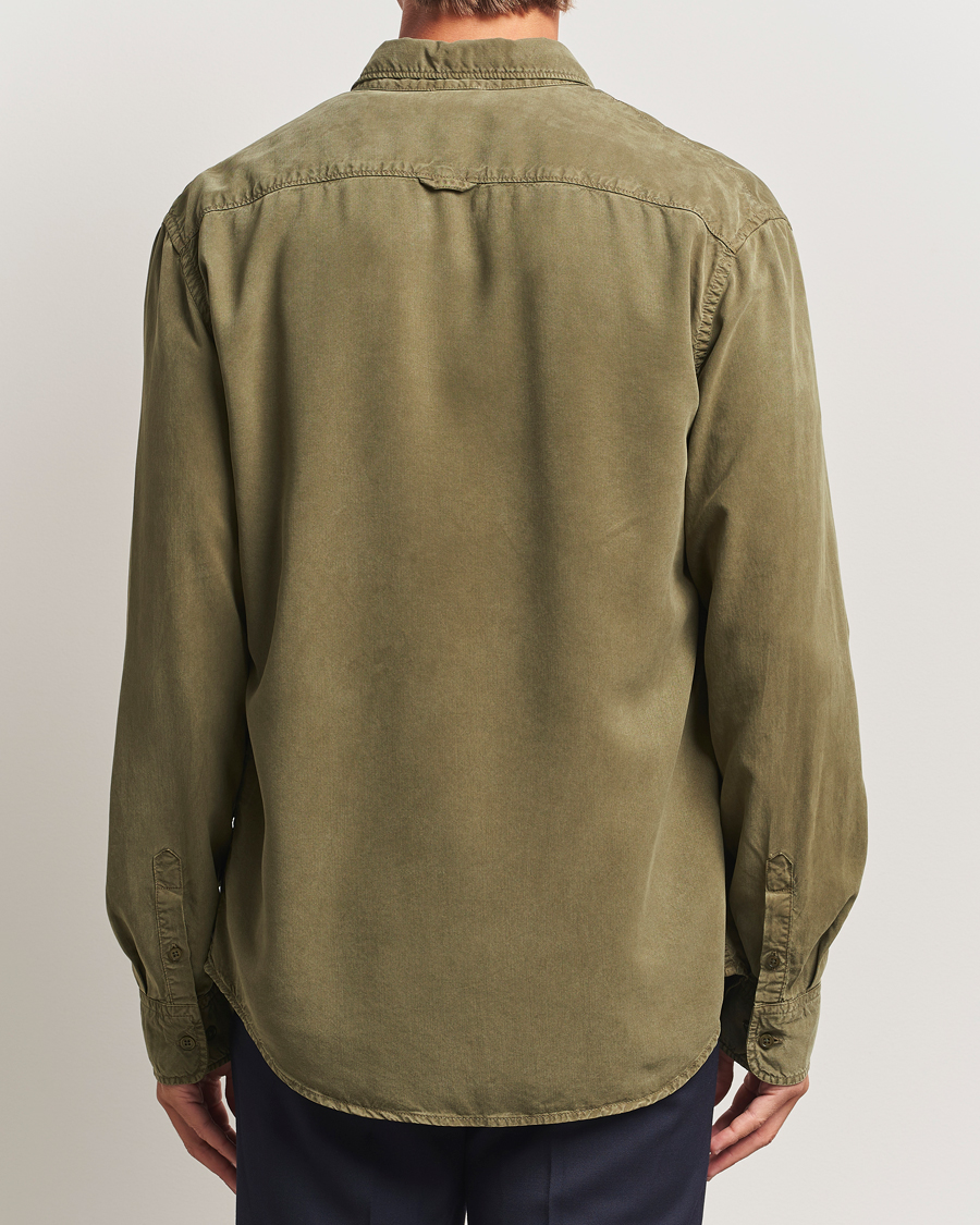 Herre | Skjorter | Filippa K | Zachary Lyocell Shirt Dark Olive