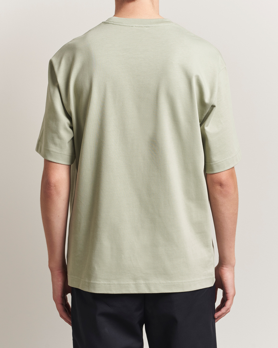 Herre | T-Shirts | Filippa K | Heavy Cotton Crew Neck T-Shirt Faded Green Grey
