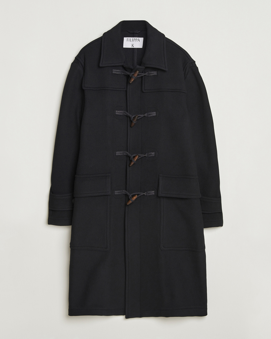Herre | Jakker | Filippa K | Monty Wool Duffle Coat Black