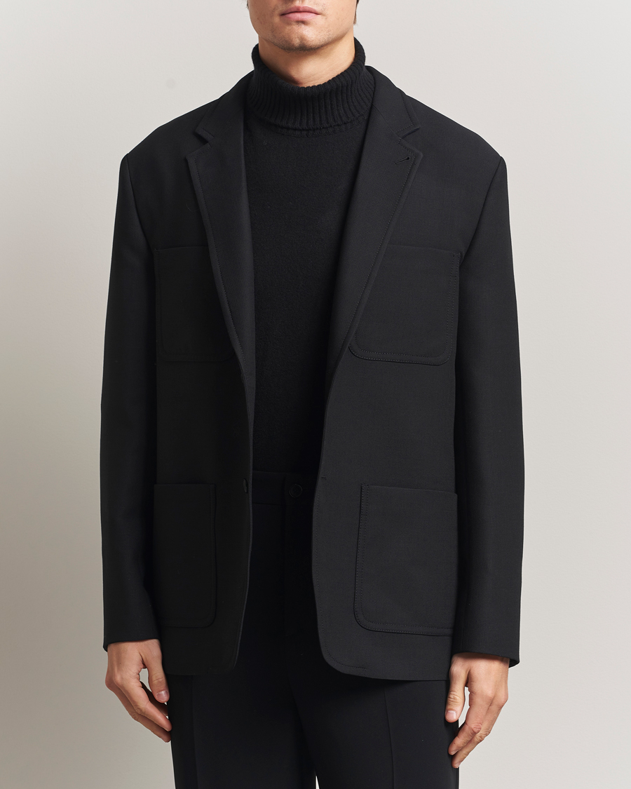 Herre | Blazere & jakker | Filippa K | Riley Wool Workwear Blazer Black
