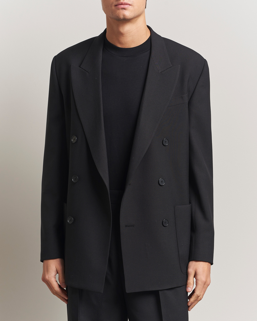 Herre | Blazere & jakker | Filippa K | Michael Wool Double Breasted Blazer Black