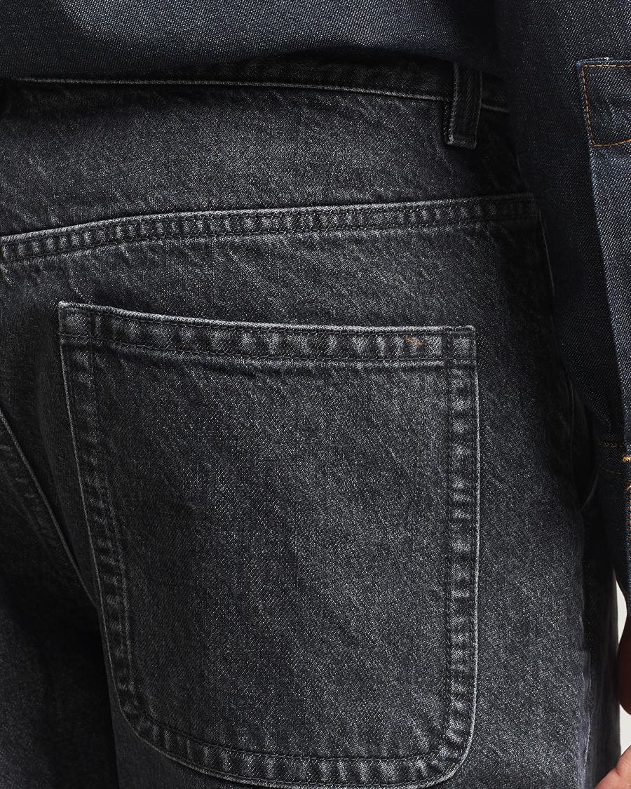 Herre | Skjorter | Filippa K | Loose Fit Workwear Jeans Washed Black