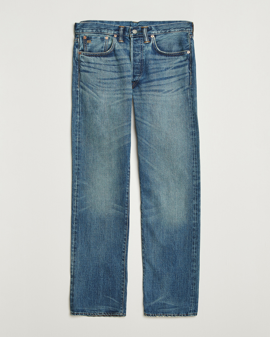 Herre | Bukser | RRL | Straight Leg 5-Pocket Denim Hillsview Wash