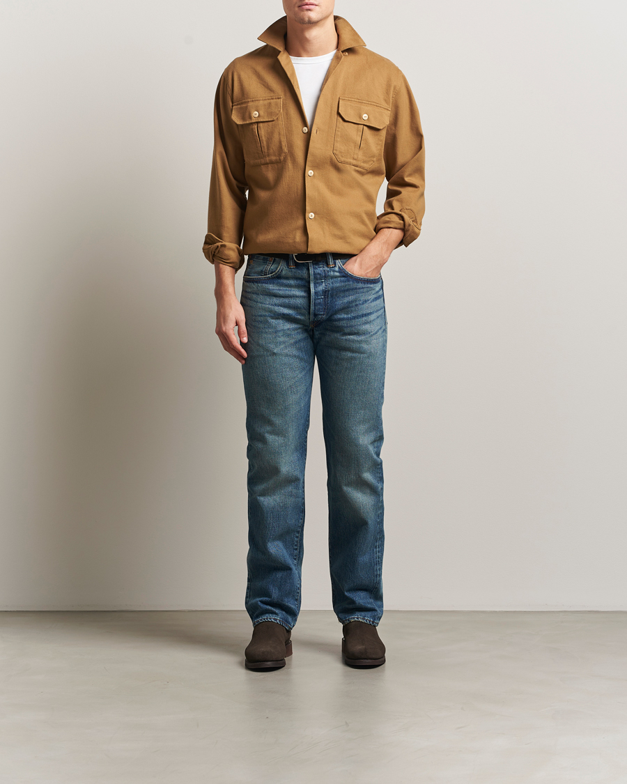 Herre | Bukser | RRL | Straight Leg 5-Pocket Denim Hillsview Wash