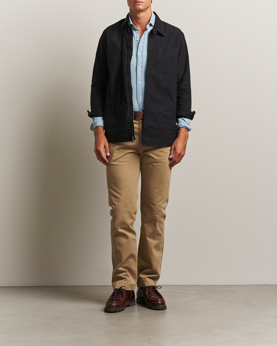 Herre | Bukser | RRL | Officers Flat Pants Military Khaki