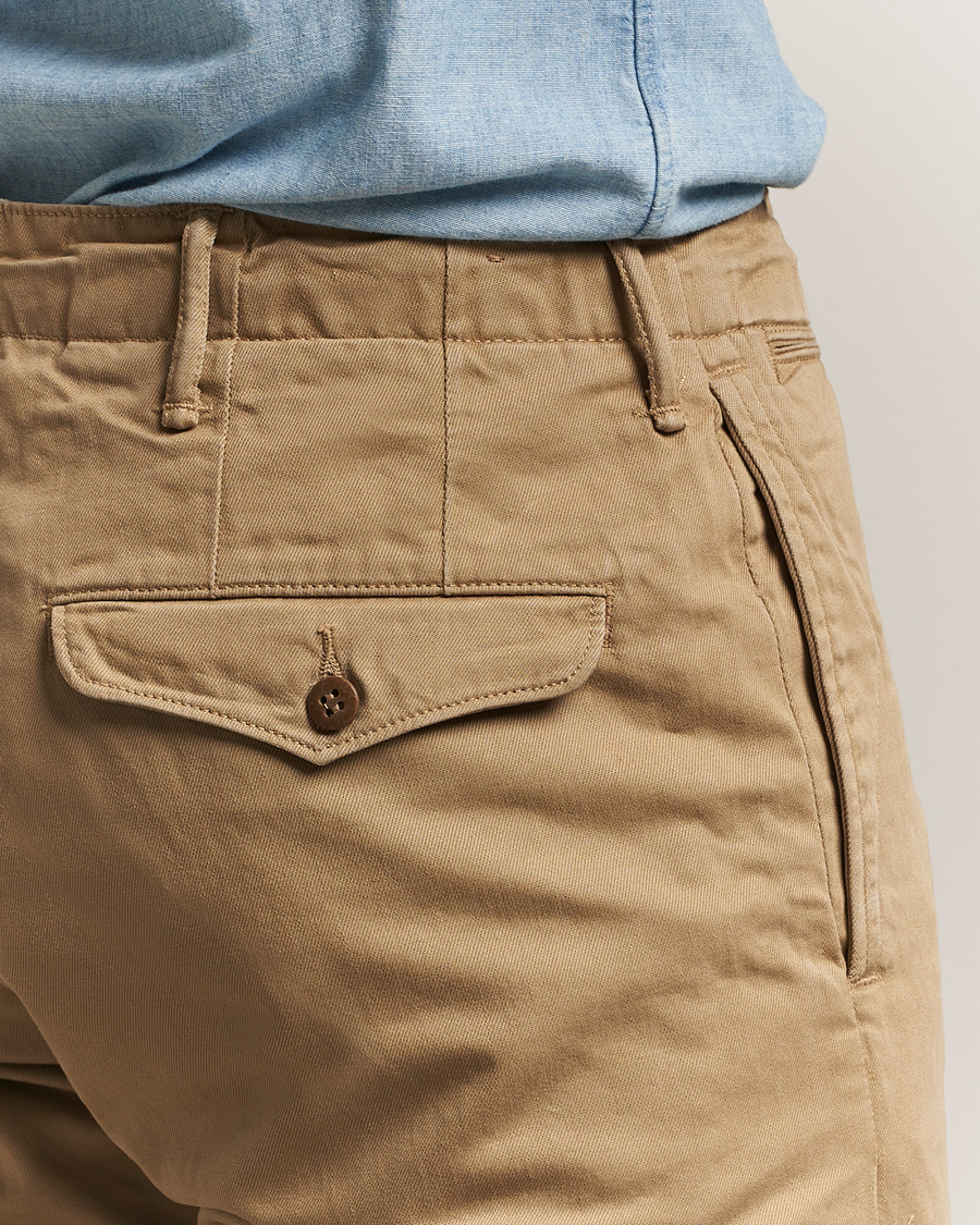 Herre | Bukser | RRL | Officers Flat Pants Military Khaki
