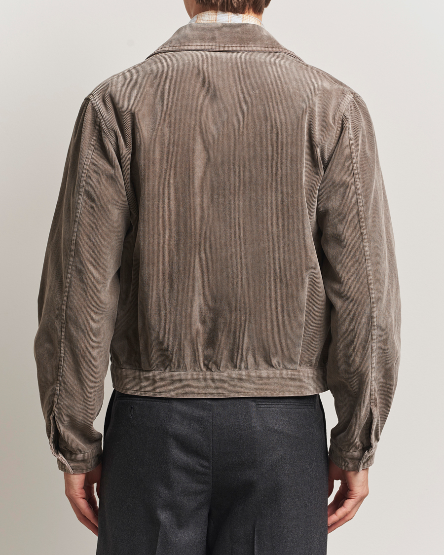 Herre | Jakker | Auralee | Corduroy Bomber Jacket Olive