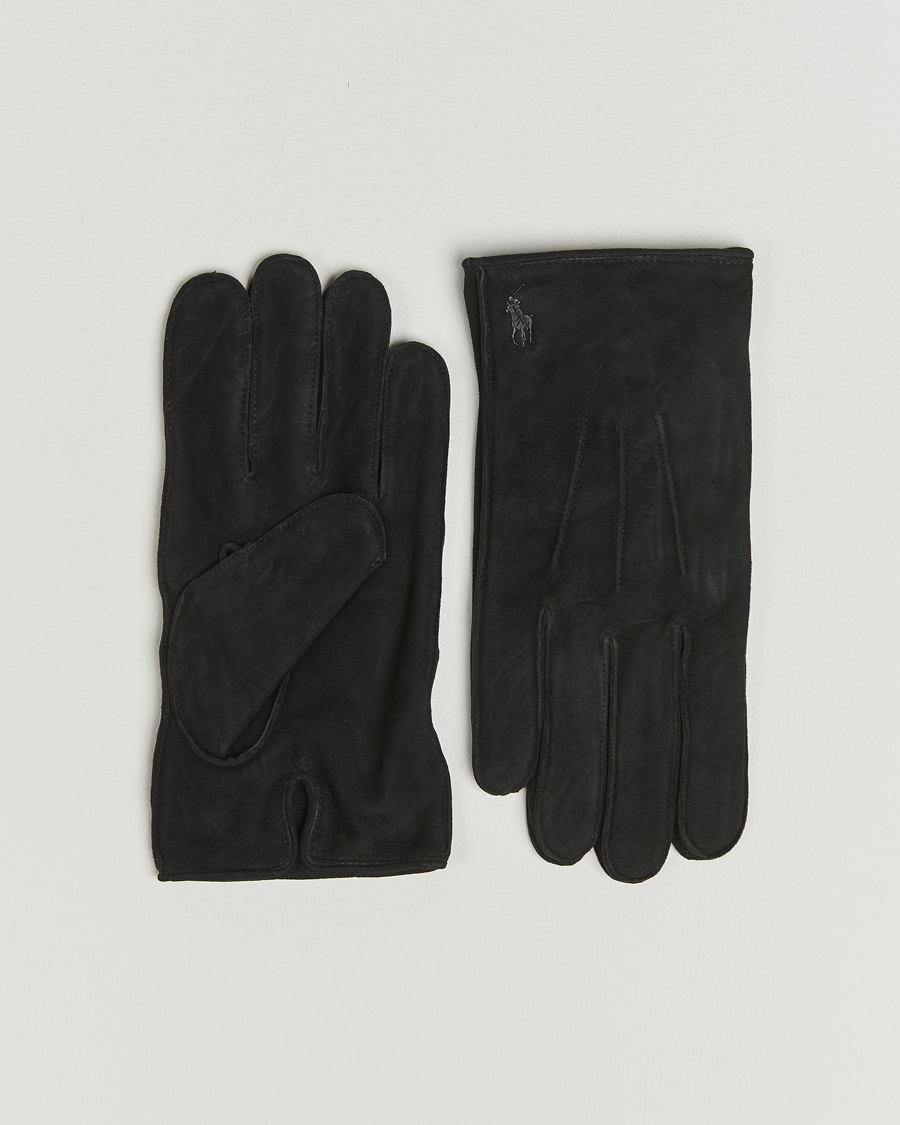 Herre | Handsker | Polo Ralph Lauren | Suede Gloves Black