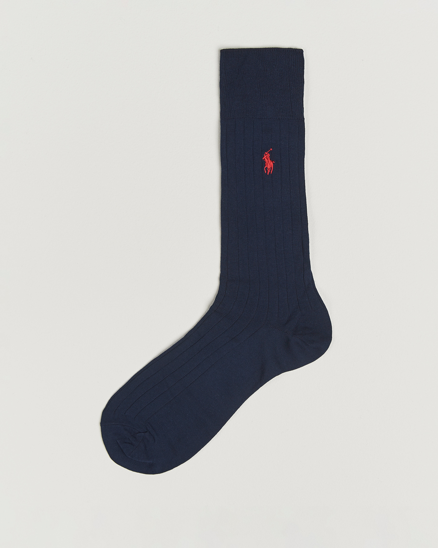 Herre | Undertøj | Polo Ralph Lauren | 12-Pack Egyptian Rib Cotton Crew Socks Multicolor