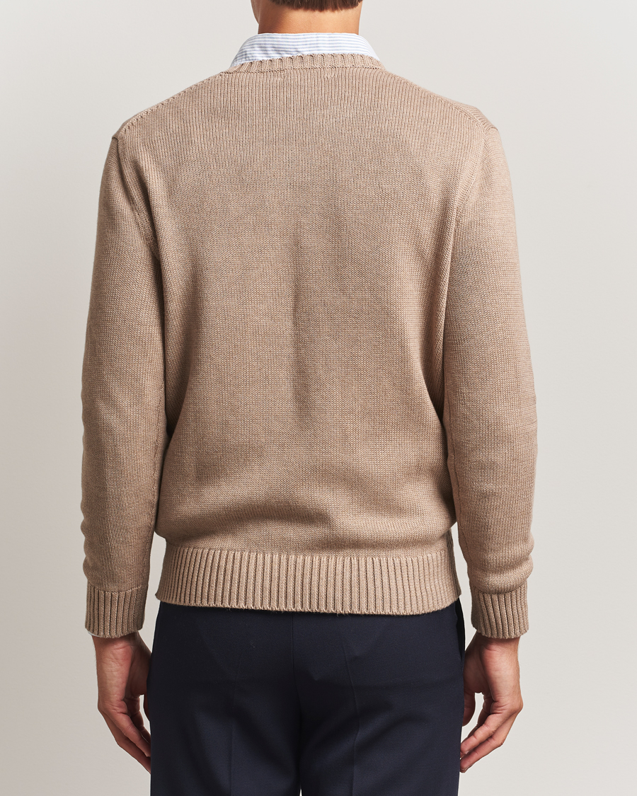 Herre | Trøjer | Polo Ralph Lauren | Cotton Crew Neck Sweater Bronze Melange