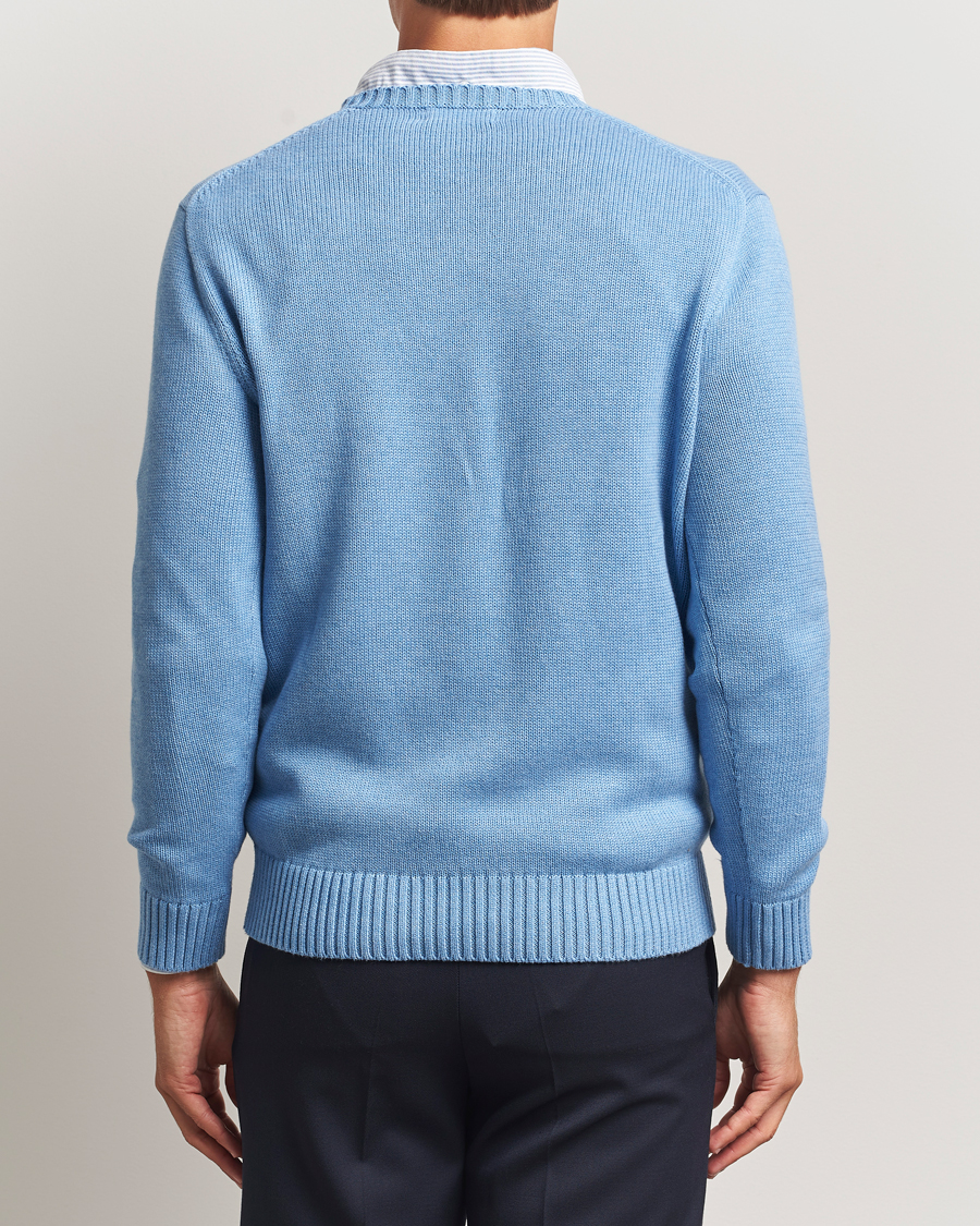 Herre | Trøjer | Polo Ralph Lauren | Cotton Crew Neck Sweater Soft Royal Heather