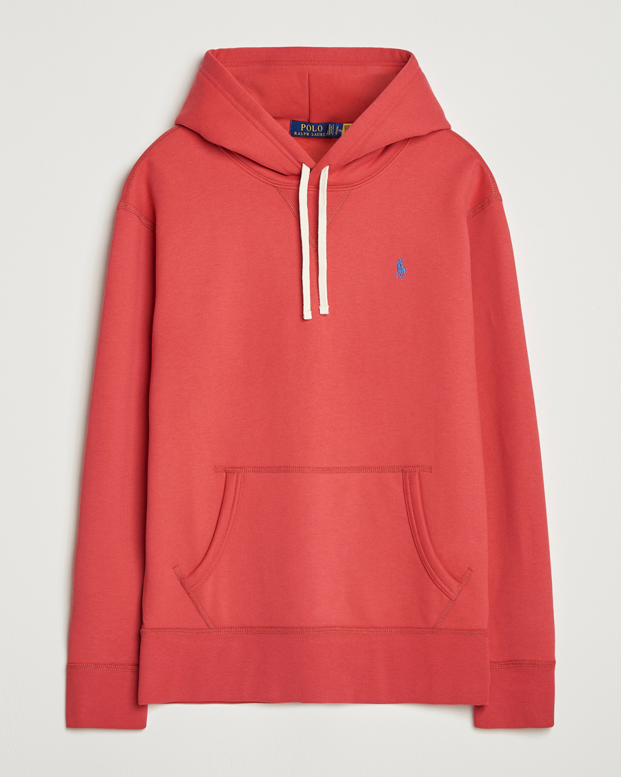Herre | Trøjer | Polo Ralph Lauren | RL Fleece Hoodie Sunrise Red