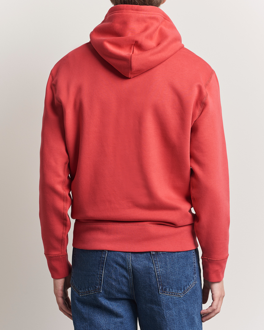 Herre | Trøjer | Polo Ralph Lauren | RL Fleece Hoodie Sunrise Red
