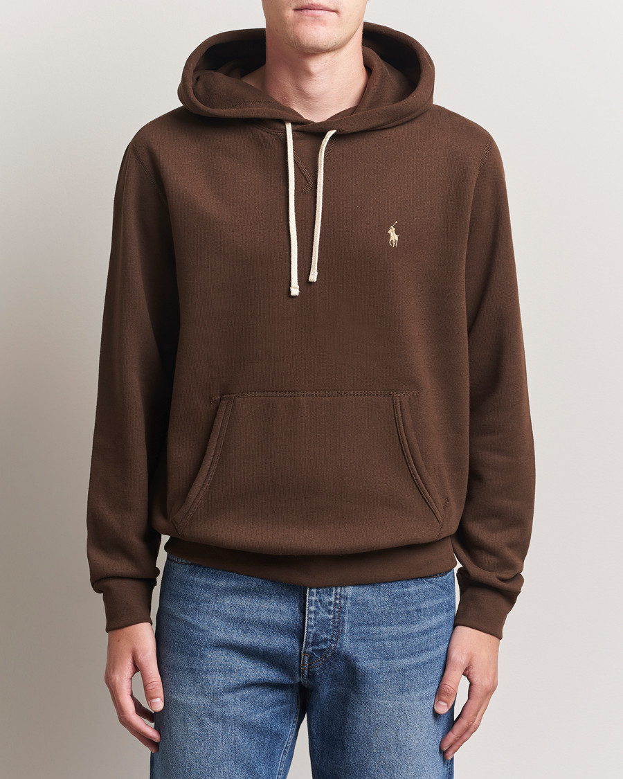 Herre | Trøjer | Polo Ralph Lauren | RL Fleece Hoodie Nutmeg Brown