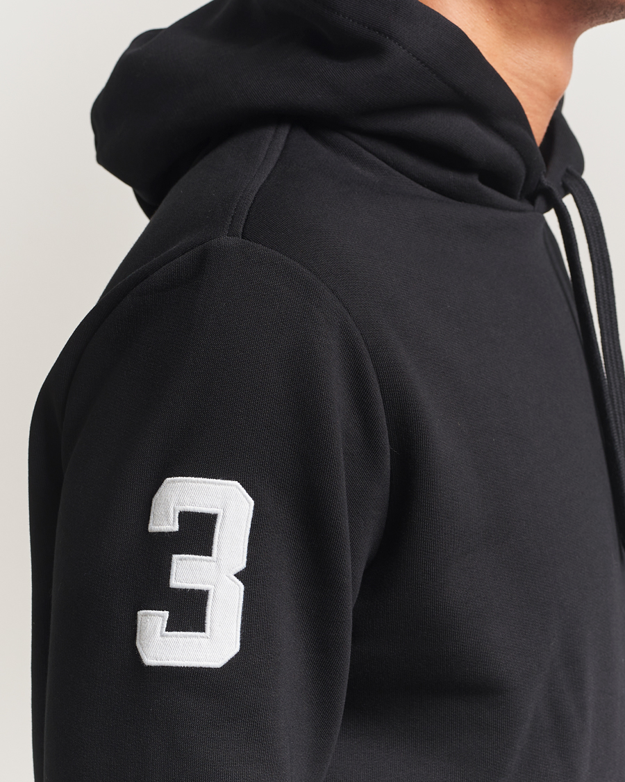 Herre | Trøjer | Polo Ralph Lauren | Big Pony Hoodie Polo Black