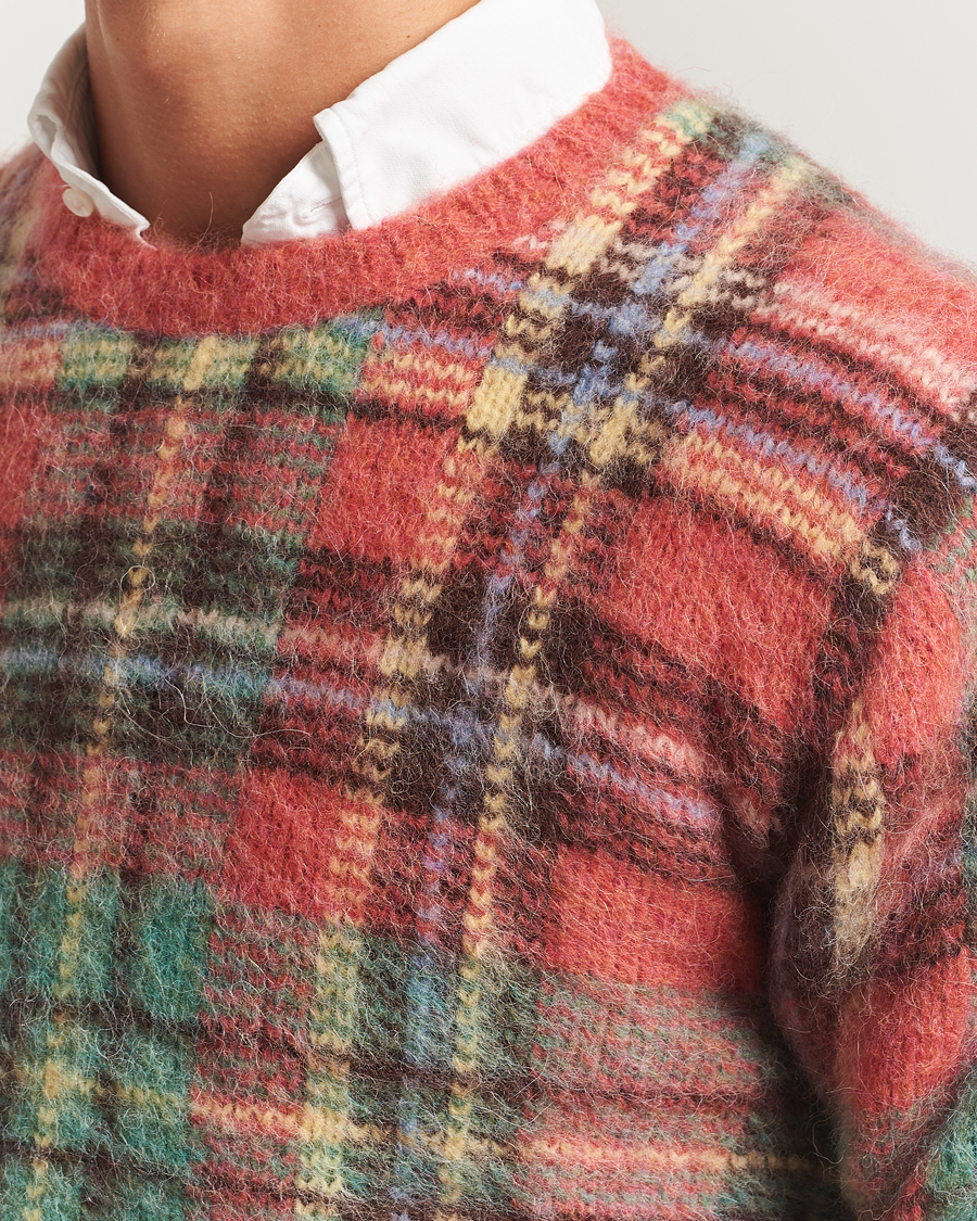 Herre | Trøjer | Polo Ralph Lauren | Checked Wool Sweater Red Combo