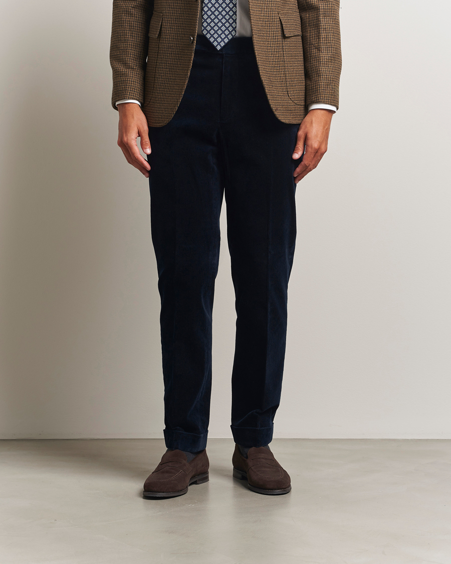 Herre | Bukser | Polo Ralph Lauren | Stretch Corduroy Trousers Collection Navy