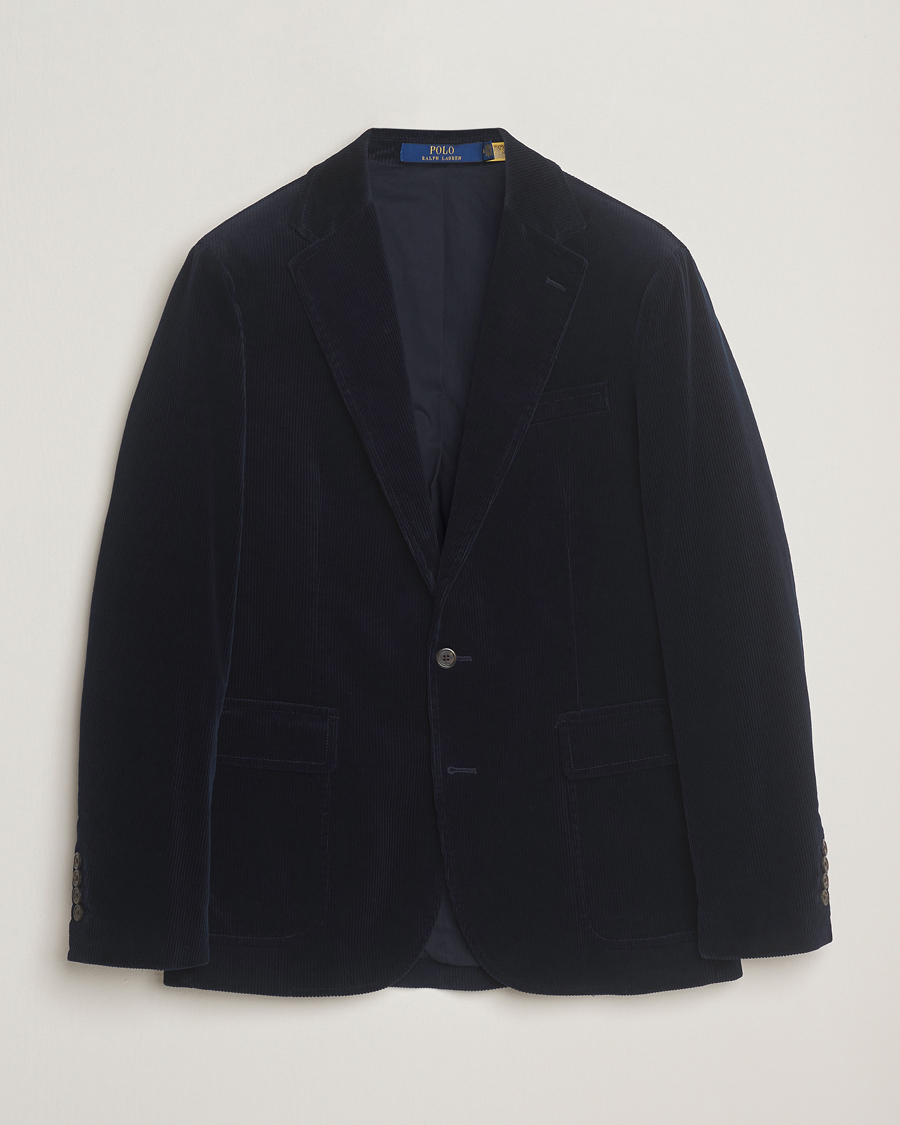 Herre | Blazere & jakker | Polo Ralph Lauren | Single Breasted Corduroy Sportcoat Navy