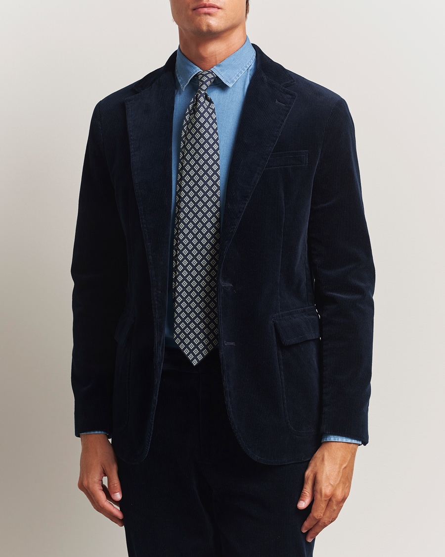 Herre | Blazere & jakker | Polo Ralph Lauren | Single Breasted Corduroy Sportcoat Navy