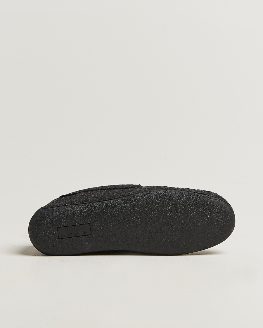 Herre | Sandaler & Hjemmesko | Polo Ralph Lauren | Brenan Wool Slipper Black/Cream