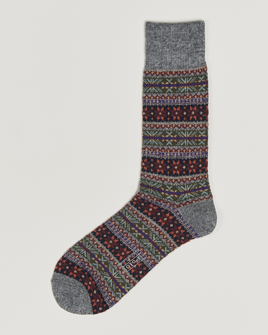 Herre | Undertøj | Polo Ralph Lauren | Fair Isle Sock Medium Grey Heather