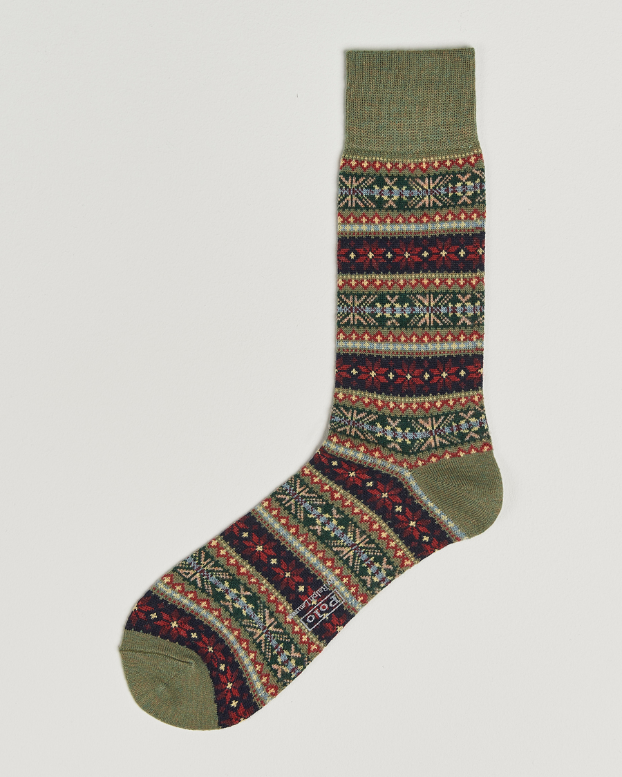 Herre | Undertøj | Polo Ralph Lauren | Fair Isle Sock Loden Heather