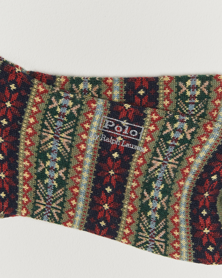 Herre | Undertøj | Polo Ralph Lauren | Fair Isle Sock Loden Heather